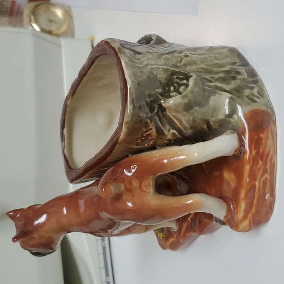 Small Vintage made in Japan Boxer Dog planter - Picture 2 of 7